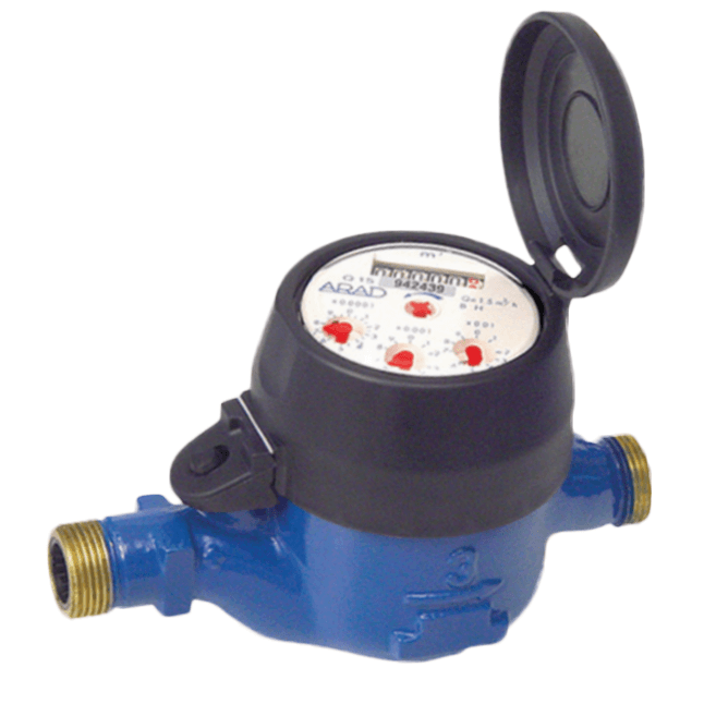 Arad Woltman Multi-Jet Magnetic Water Meter, Q
